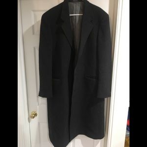 Black long trench coat